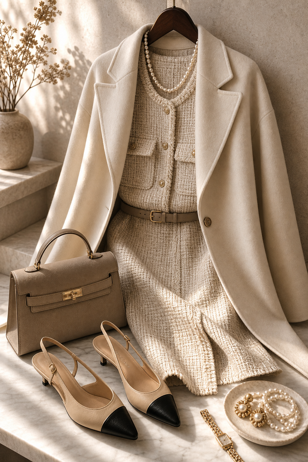 Elegant daytime fashion look